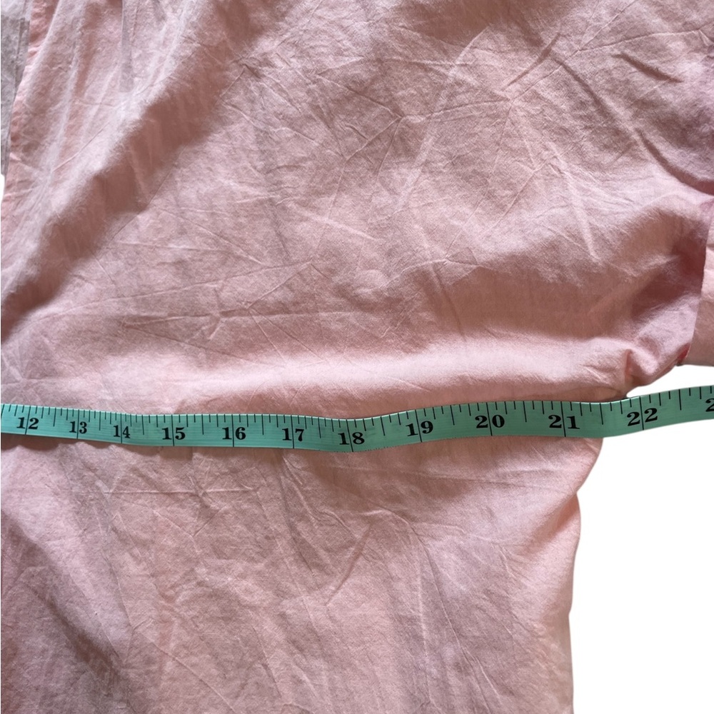 Summer Crop Top Short Sleeve Deep V Neck Sexy Front Tie Blouse,Peach,Large,New - Picture 6 of 9